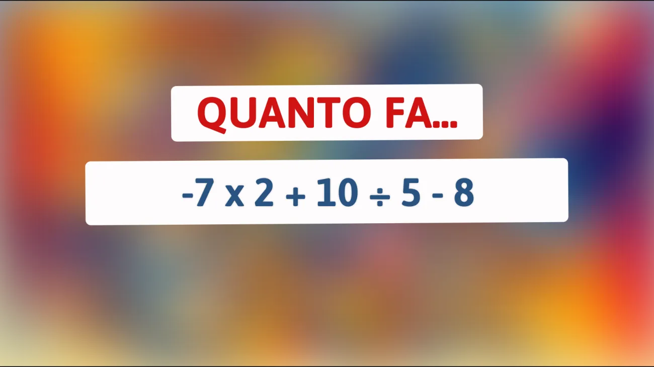 Sfida il tuo cervello: il rompicapo matematico che solo i veri geni riescono a risolvere! Riuscirai a trovare la soluzione?"