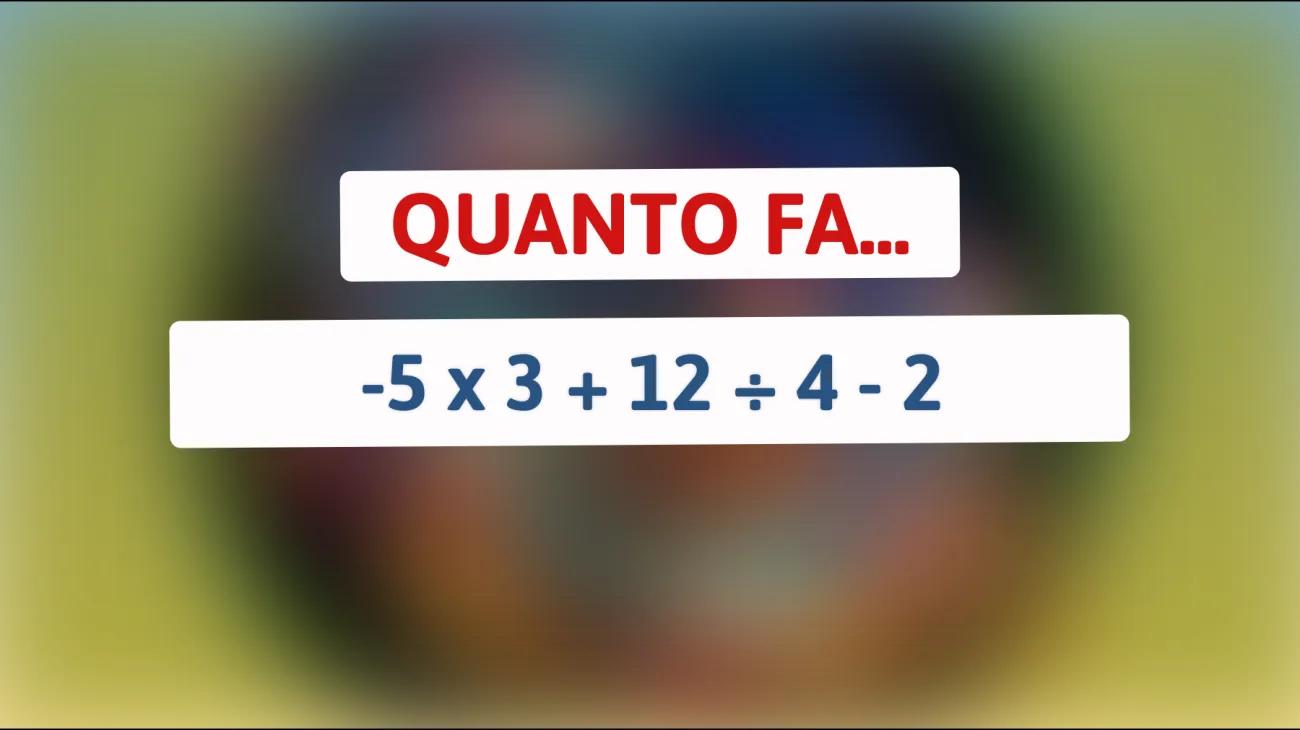 \"Sai risolvere questo enigma matematico che sta facendo impazzire il web? Scopri se sei un vero genio!\""