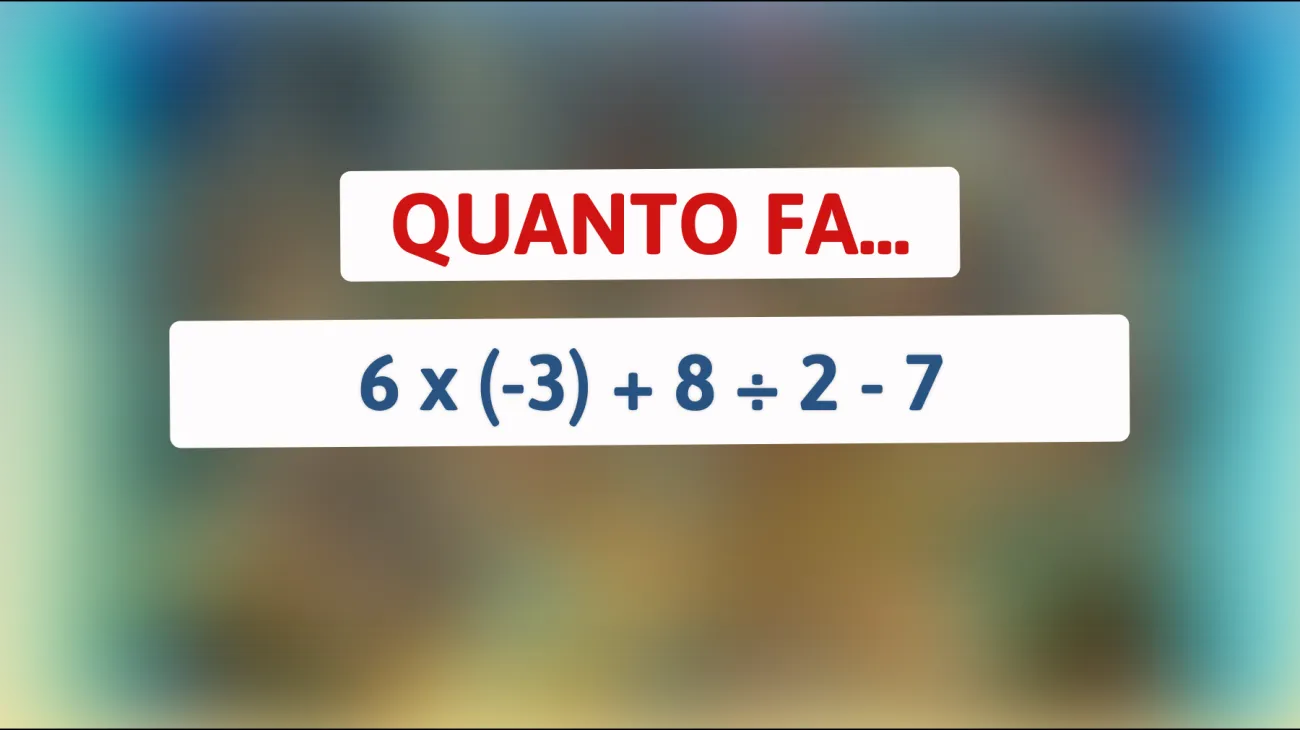 \"Solo i veri geni riescono a risolvere questo rompicapo matematico: tu sei in grado?\""