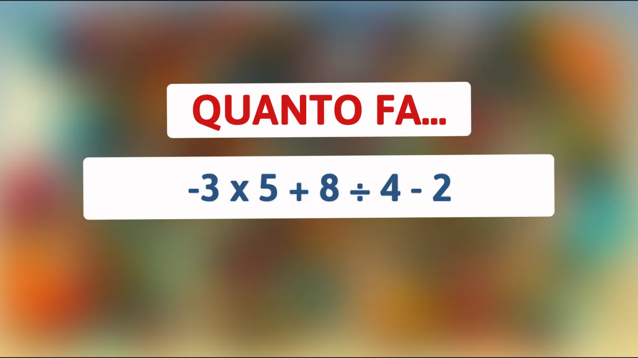 Solo i veri geni riescono a risolvere questo enigma matematico in meno di 10 secondi! Riesci a farlo?"